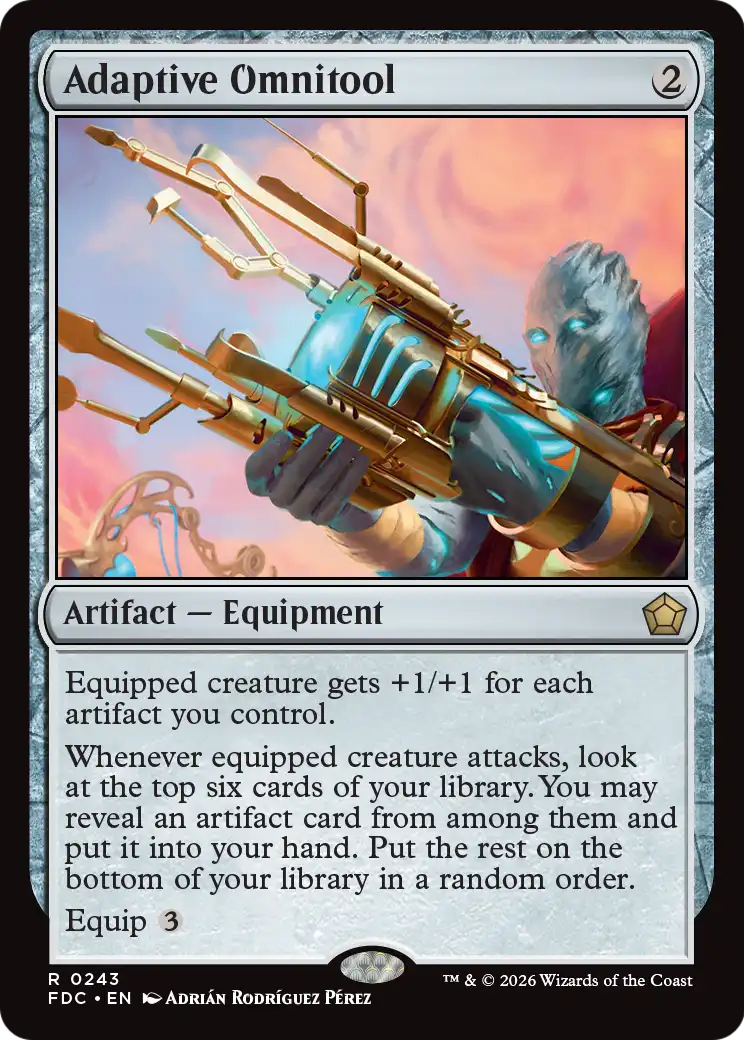 Adaptive Omnitool [Foundations Commander] | Card Citadel