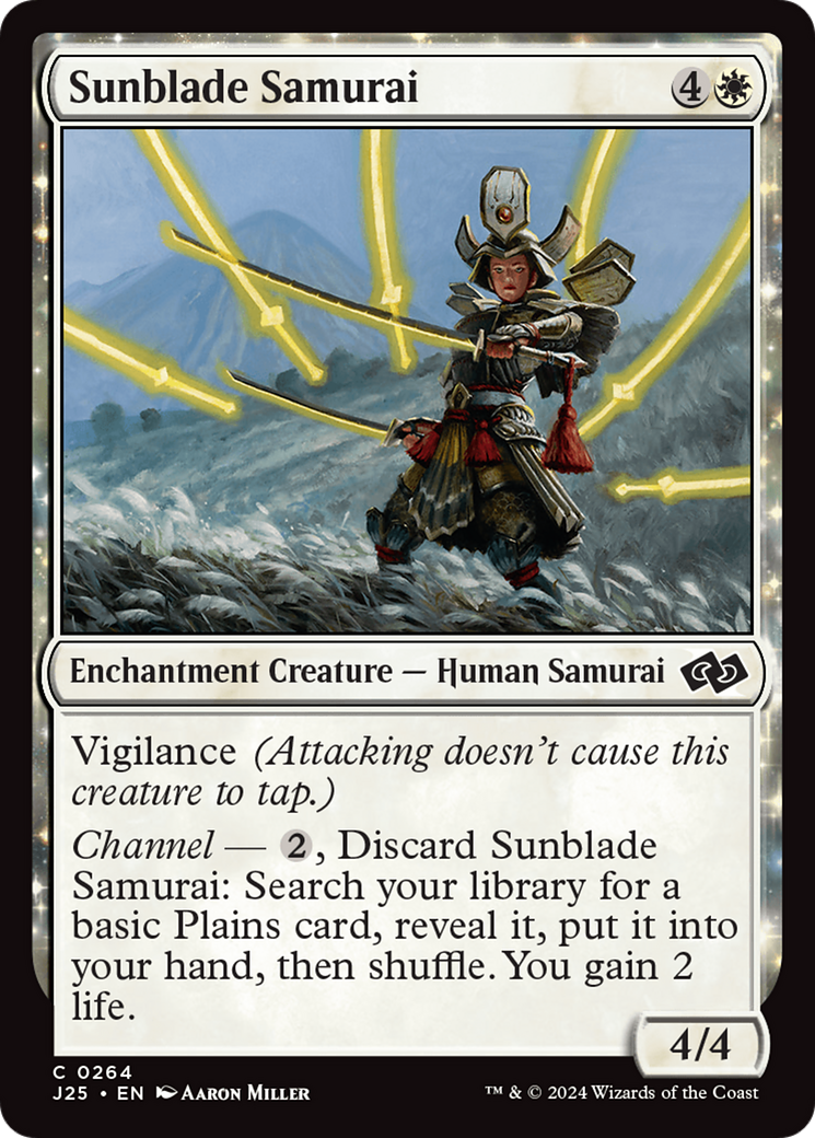 Sunblade Samurai [Foundations Jumpstart] | Card Citadel