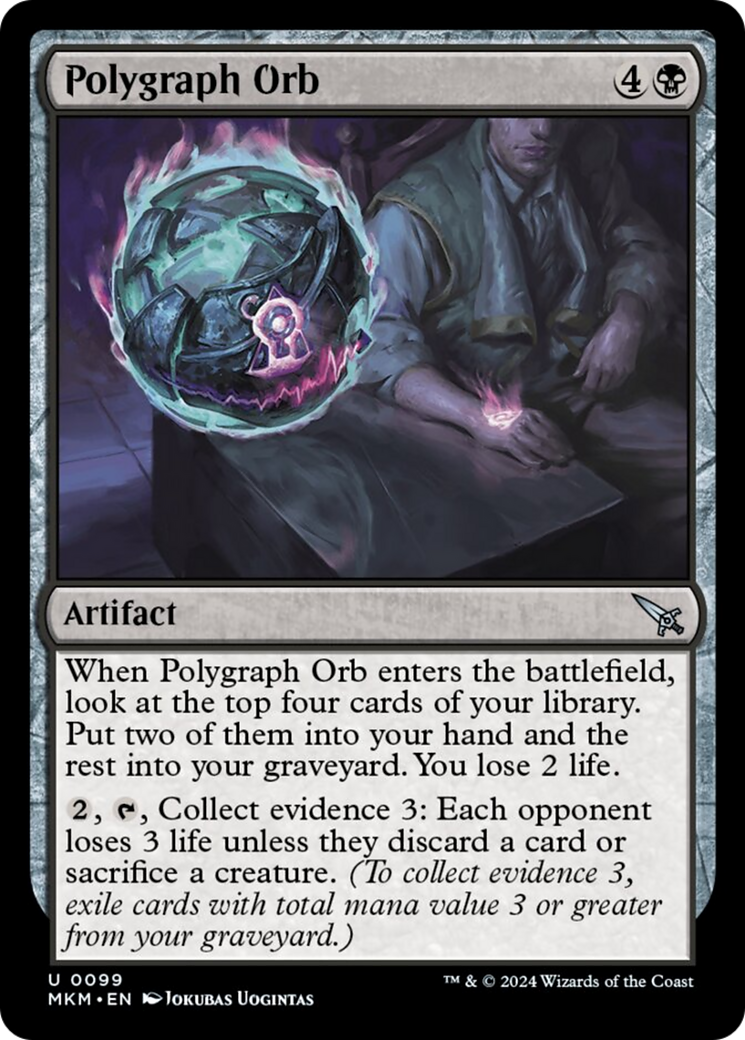 Polygraph Orb [Murders at Karlov Manor] | Card Citadel