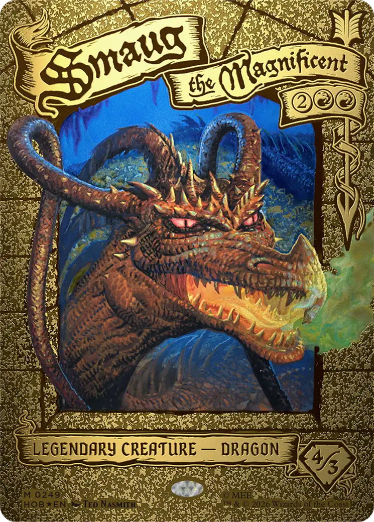 Smaug the Magnificent (Borderless) [The Hobbit] | Card Citadel