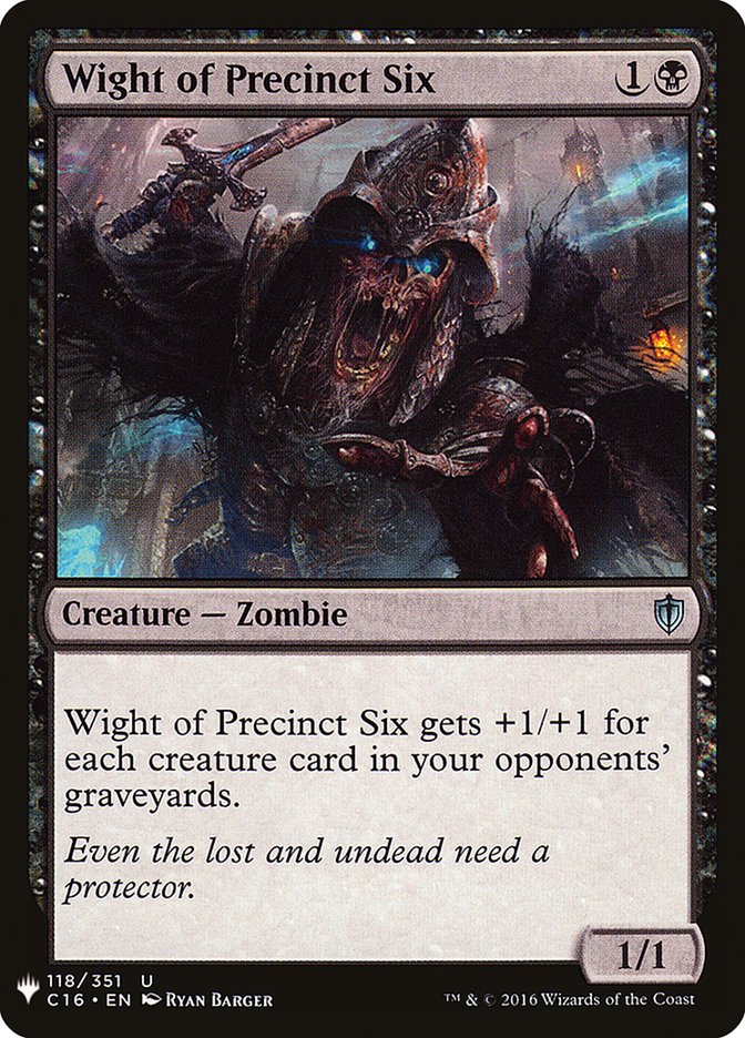 Wight of Precinct Six [Mystery Booster] | Card Citadel