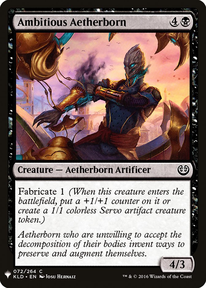 Ambitious Aetherborn [Mystery Booster] | Card Citadel