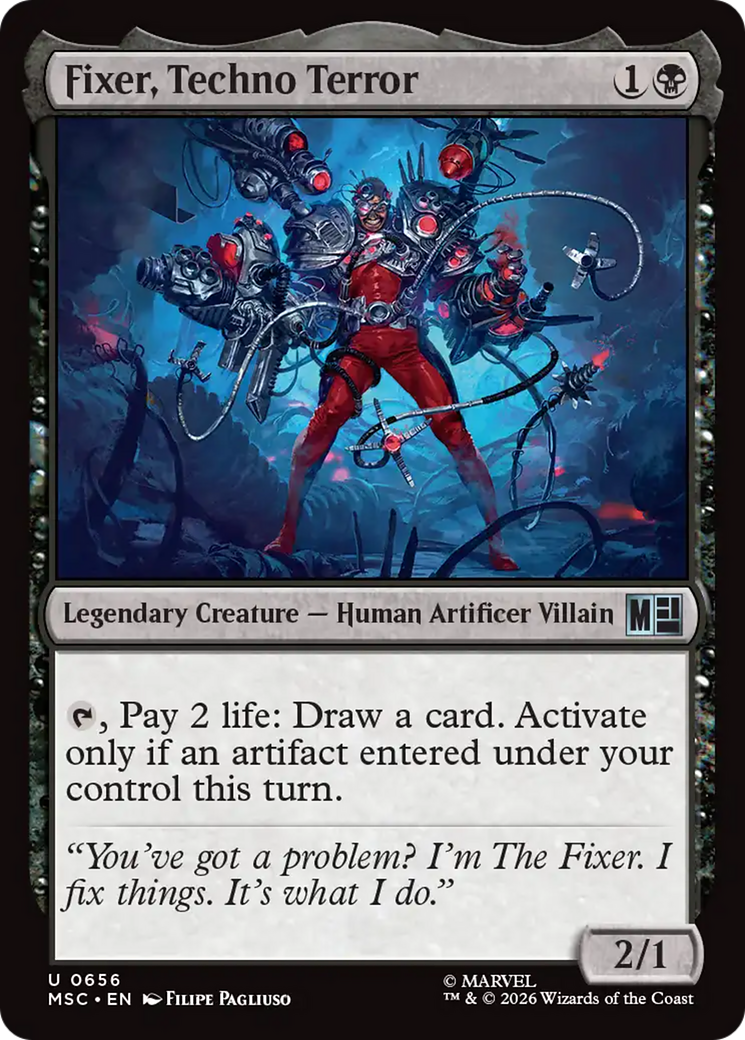 Fixer, Techno Terror [Marvel Super Heroes Commander] | Card Citadel
