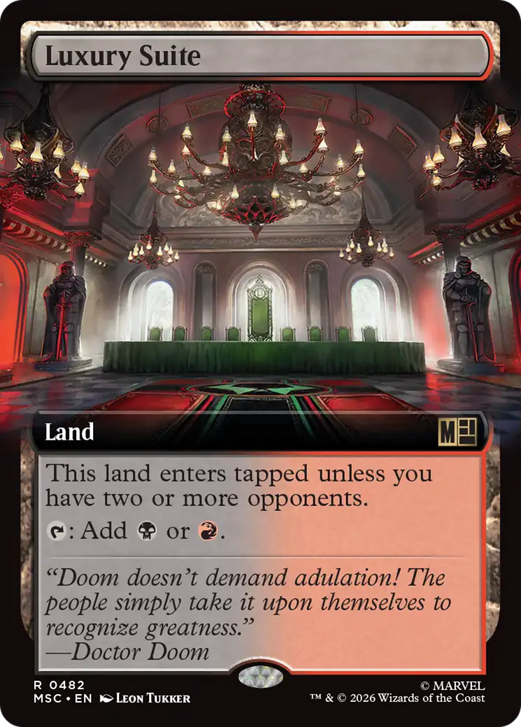 Luxury Suite (Extended Art) [Marvel Super Heroes Commander] | Card Citadel