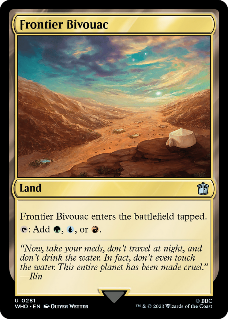 Frontier Bivouac [Doctor Who] | Card Citadel