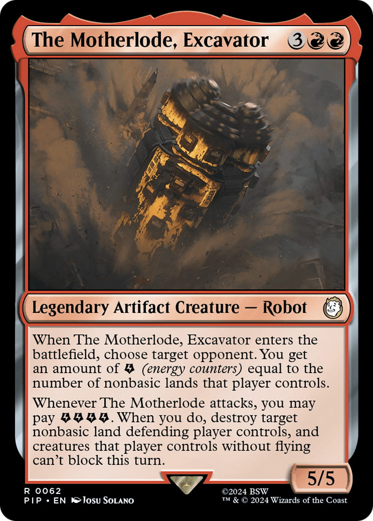 The Motherlode, Excavator [Fallout] | Card Citadel