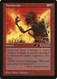 Incinerate (Oversized) [Oversize Cards] | Card Citadel