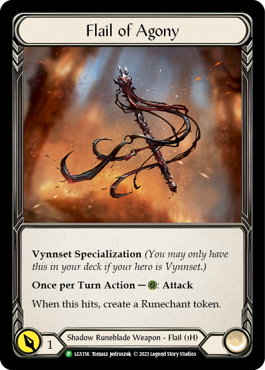 Flail of Agony [LGS156] (Promo)  Cold Foil | Card Citadel