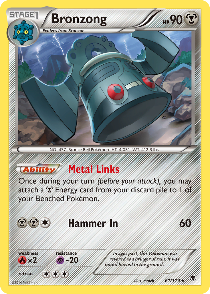 Bronzong (61/119) [XY: Phantom Forces] | Card Citadel