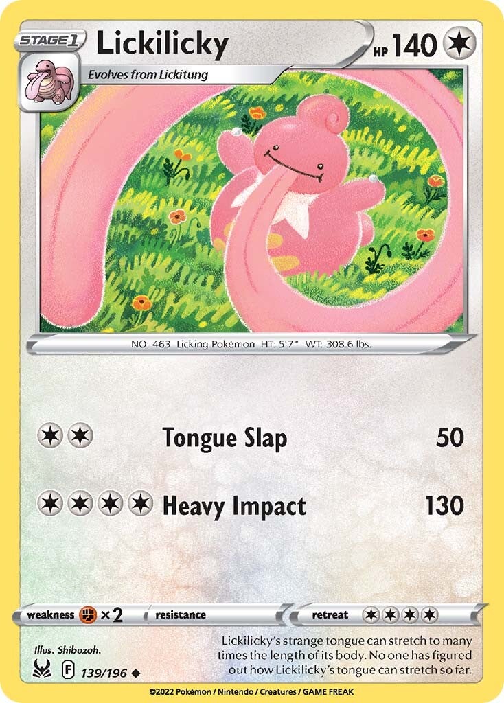 Lickilicky (139/196) [Sword & Shield: Lost Origin] | Card Citadel