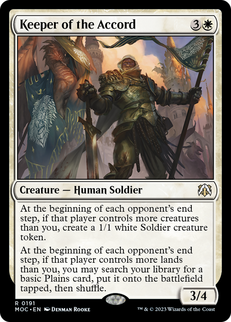 Keeper of the Accord [March of the Machine Commander] | Card Citadel