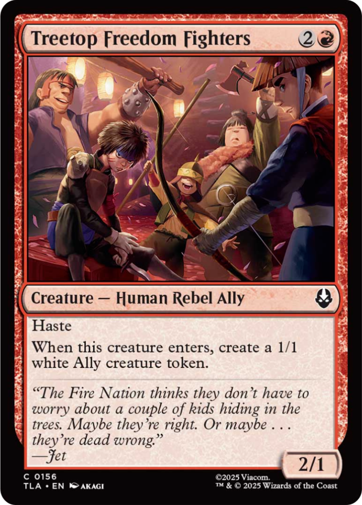 Treetop Freedom Fighters [Avatar: The Last Airbender] | Card Citadel