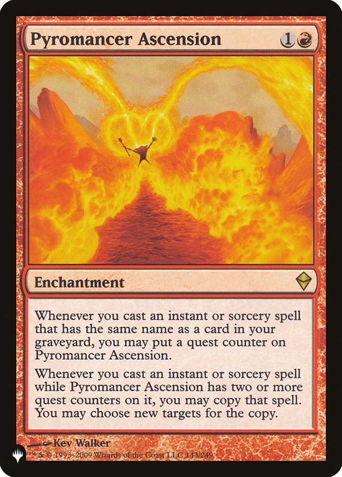 Pyromancer Ascension [The List] | Card Citadel