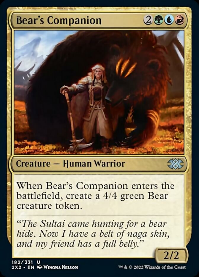 Bear's Companion [Double Masters 2022] | Card Citadel