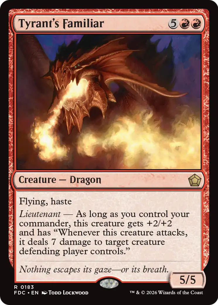 Tyrant's Familiar [Foundations Commander] | Card Citadel