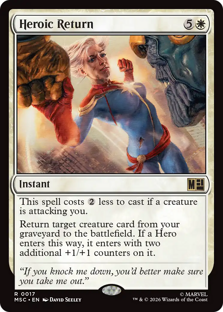 Heroic Return [Marvel Super Heroes Commander] | Card Citadel