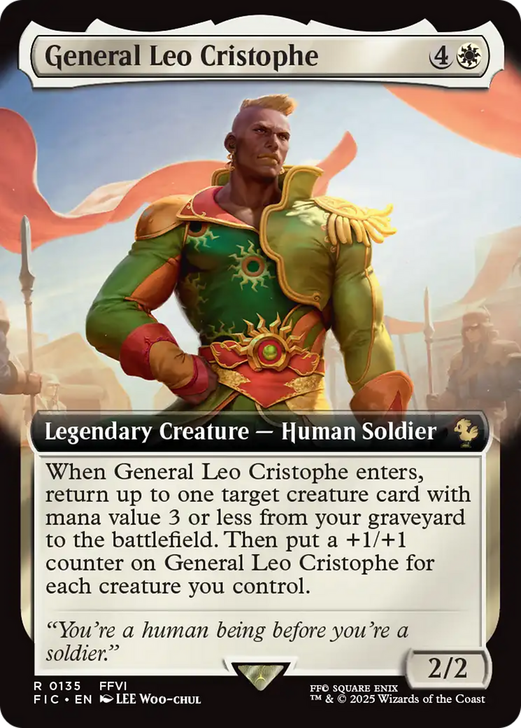 General Leo Cristophe (Extended Art) [FINAL FANTASY Commander] | Card Citadel