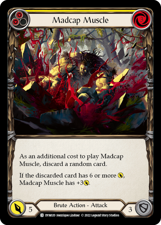 Madcap Muscle (Yellow) [DYN020] (Dynasty) | Card Citadel