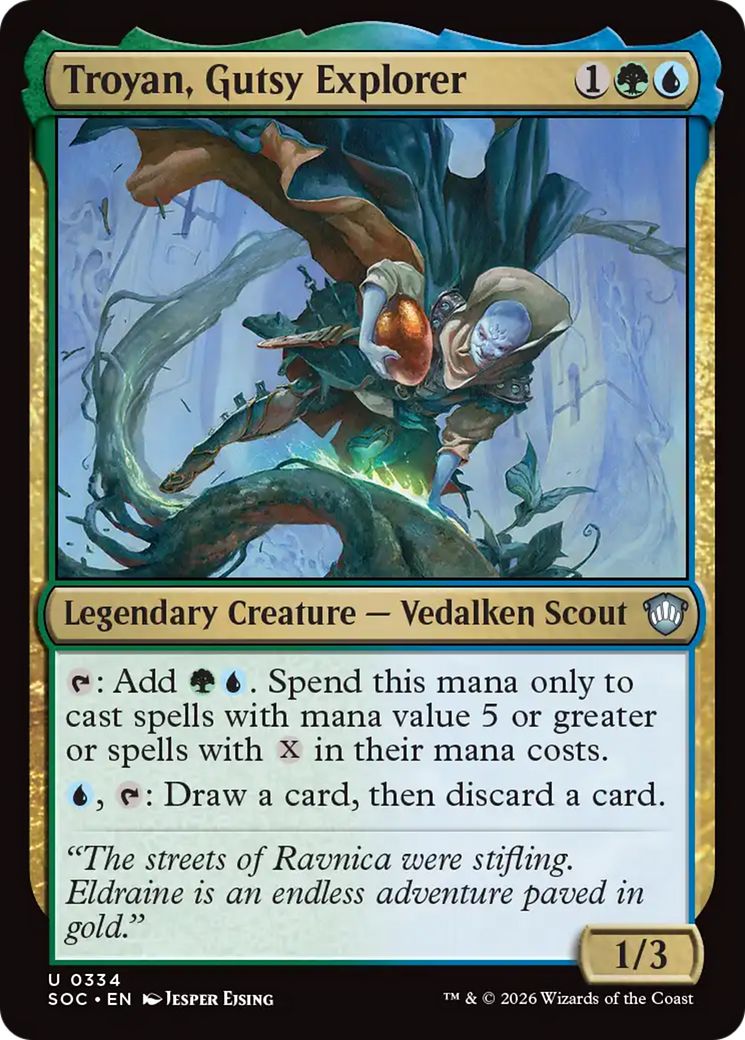 Troyan, Gutsy Explorer [Secrets of Strixhaven Commander] | Card Citadel