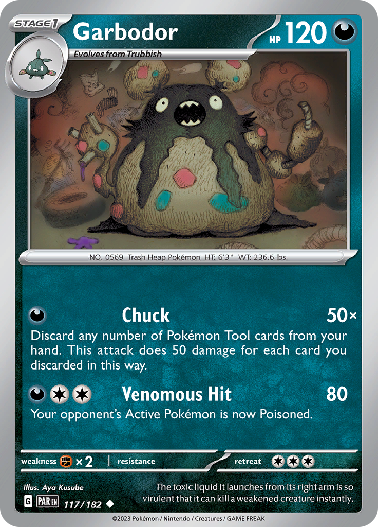 Garbodor (117/182) [Scarlet & Violet: Paradox Rift] | Card Citadel