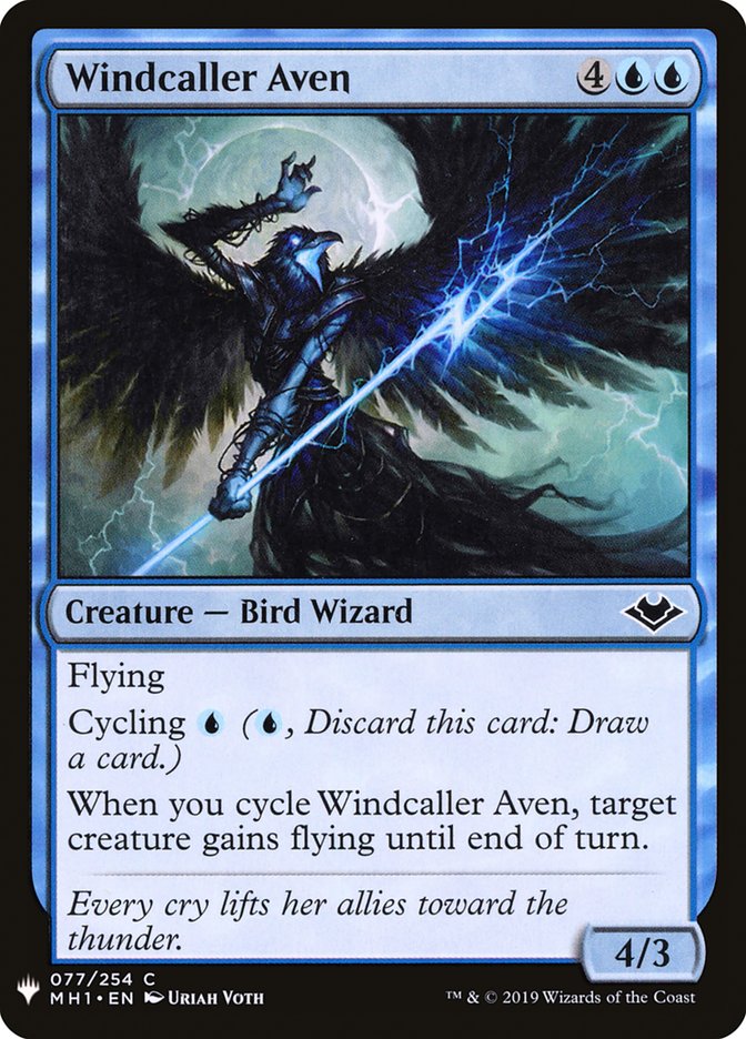 Windcaller Aven [Mystery Booster] | Card Citadel