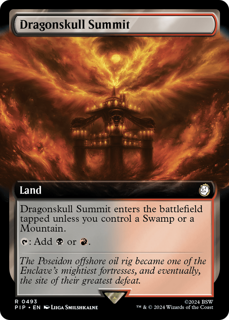 Dragonskull Summit (Extended Art) [Fallout] | Card Citadel
