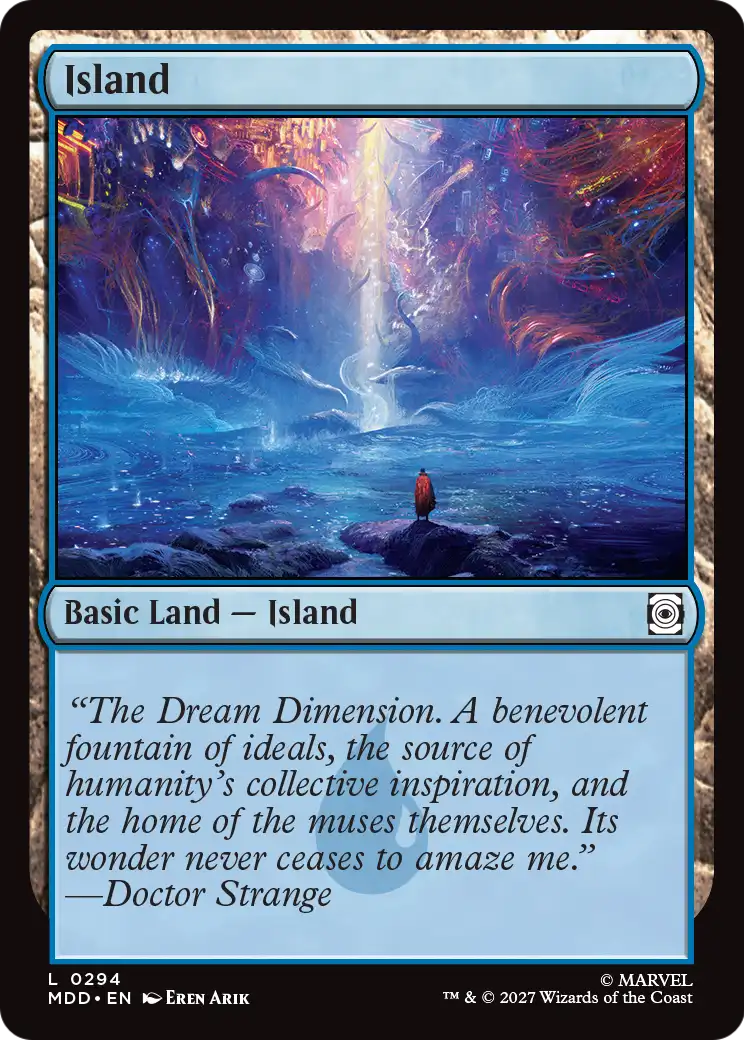Island (0294) [Marvel: Darkhold Destiny] | Card Citadel