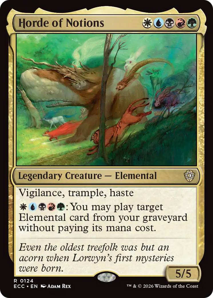Horde of Notions [Lorwyn Eclipsed Commander] | Card Citadel