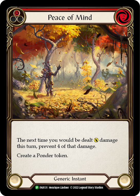 Peace of Mind [FAB131] (Promo)  Rainbow Foil | Card Citadel
