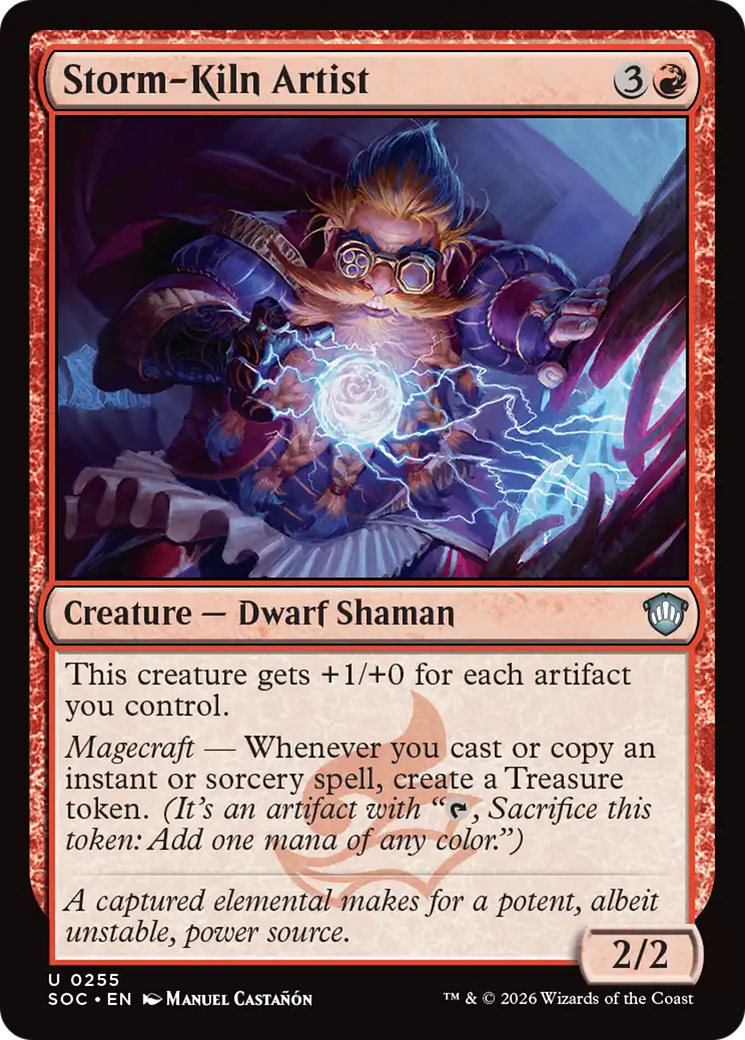 Storm-Kiln Artist [Secrets of Strixhaven Commander] | Card Citadel