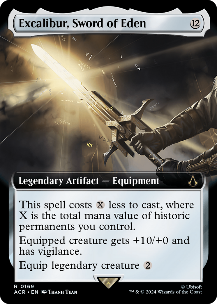 Excalibur, Sword of Eden (Extended Art) [Assassin's Creed] | Card Citadel