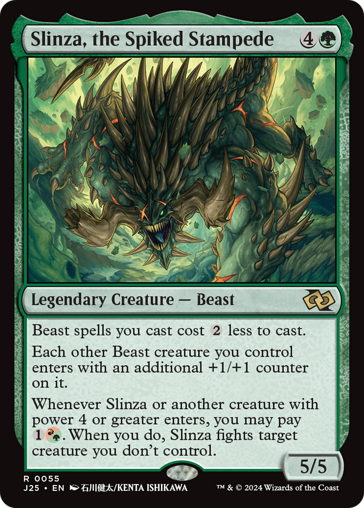 Slinza, the Spiked Stampede (Anime) [Foundations Jumpstart] | Card Citadel