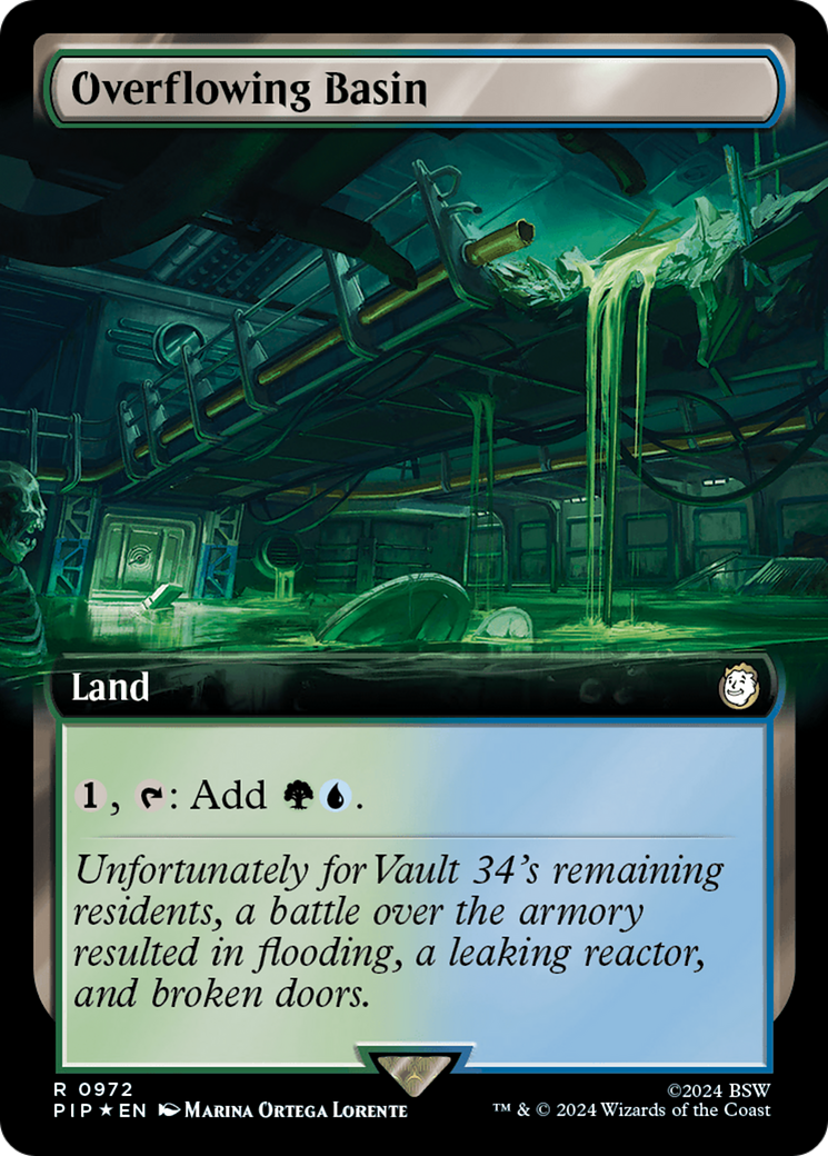 Overflowing Basin (Extended Art) (Surge Foil) [Fallout] | Card Citadel