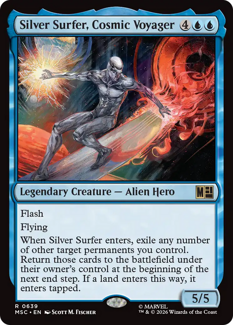 Silver Surfer, Cosmic Voyager [Marvel Super Heroes Commander] | Card Citadel