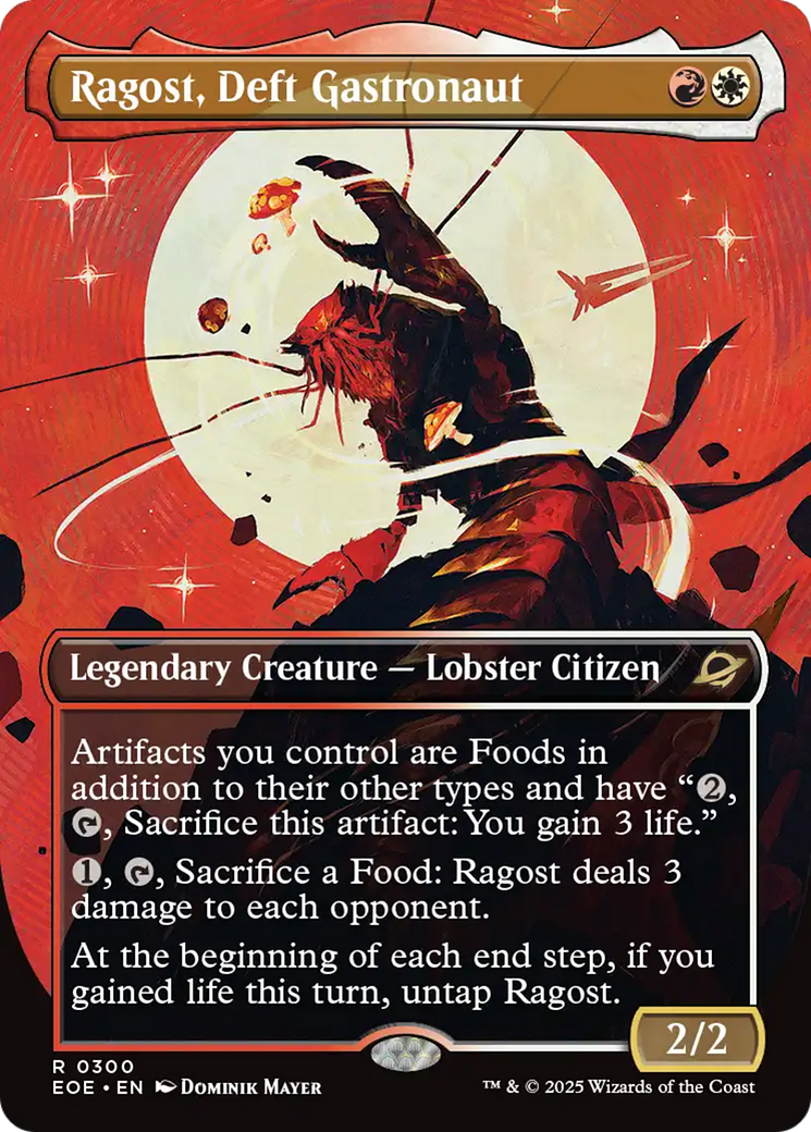 Ragost, Deft Gastronaut (Borderless) [Edge of Eternities] | Card Citadel