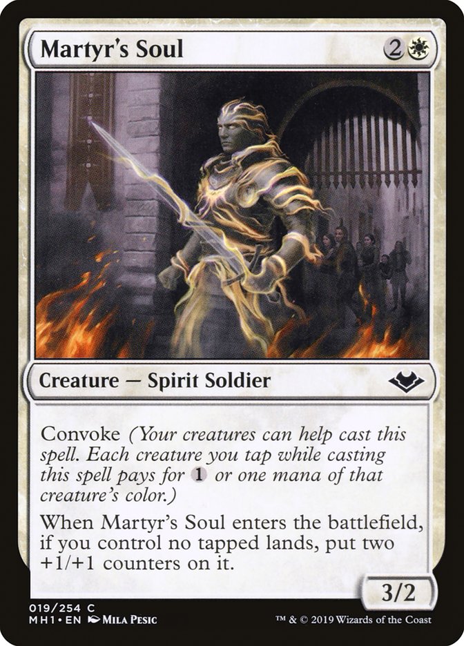 Martyr's Soul [Modern Horizons] | Card Citadel