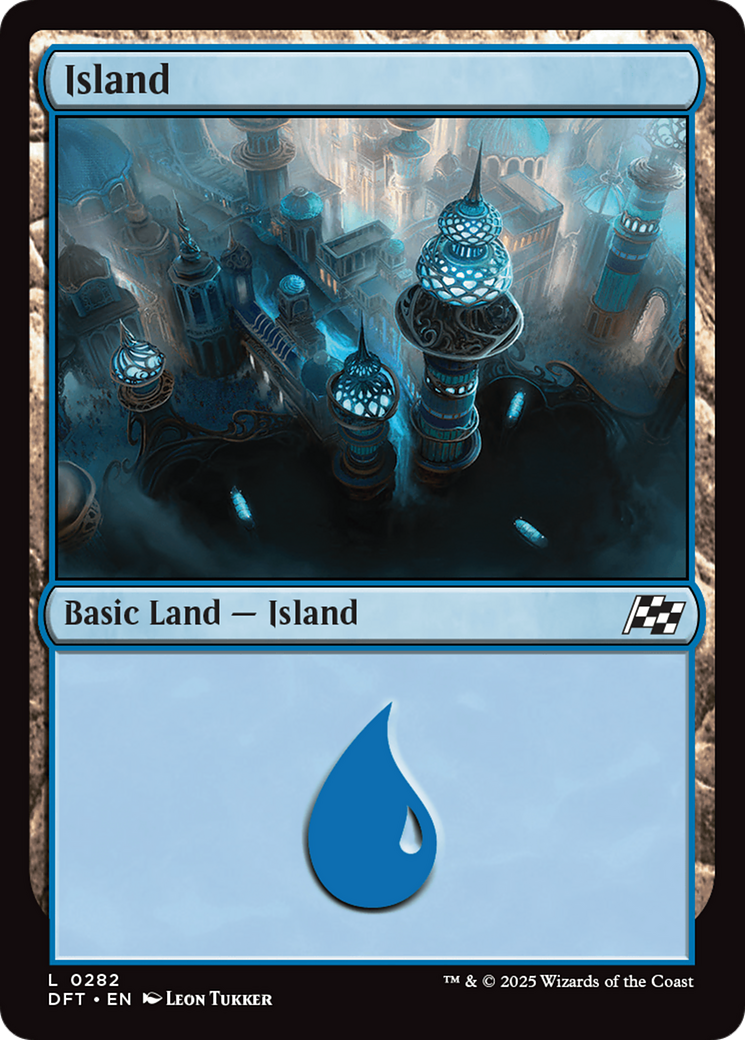 Island (0282) [Aetherdrift] | Card Citadel