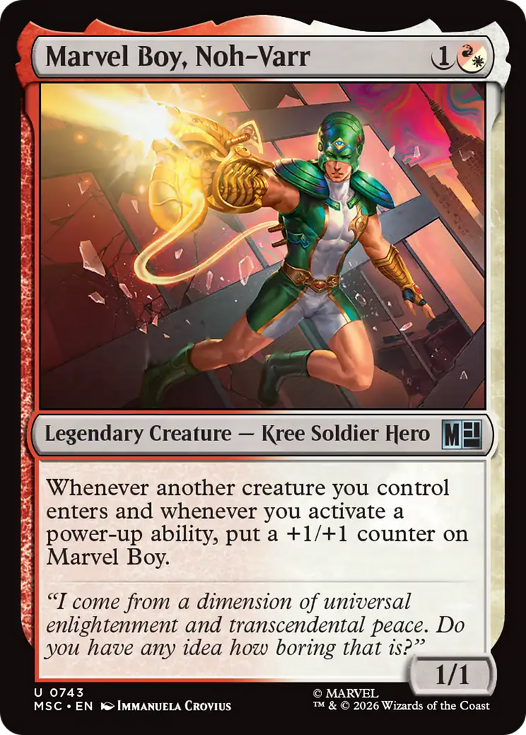 Marvel Boy, Noh-Varr [Marvel Super Heroes Commander] | Card Citadel
