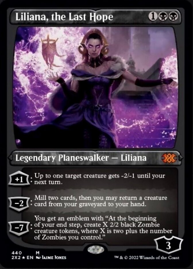 Liliana, the Last Hope (Foil Etched) [Double Masters 2022] | Card Citadel