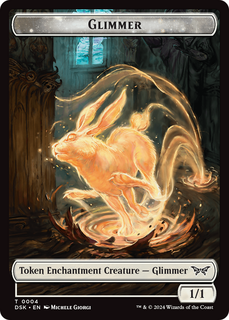 Glimmer Token [Duskmourn: House of Horror Tokens] | Card Citadel