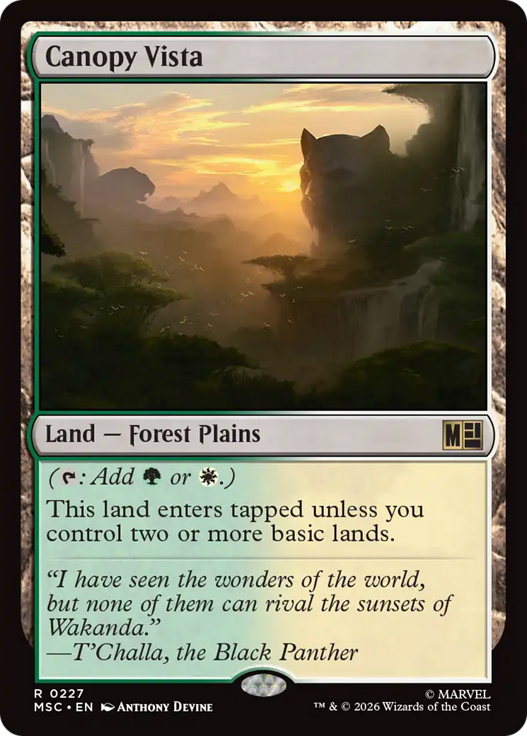 Canopy Vista [Marvel Super Heroes Commander] | Card Citadel