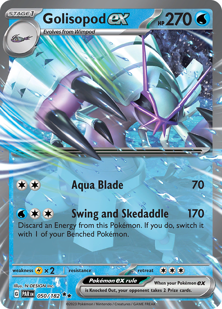 Golisopod ex (050/182) [Scarlet & Violet: Paradox Rift] | Card Citadel