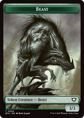 Insect // Beast (0005) Double-Sided Token [Edge of Eternities Commander Tokens] | Card Citadel