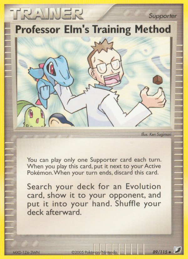 Professor Elm's Training Method (89/115) [EX: Unseen Forces] | Card Citadel