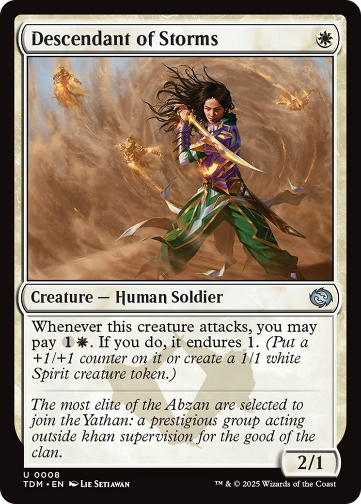 Descendant of Storms [Tarkir: Dragonstorm] | Card Citadel