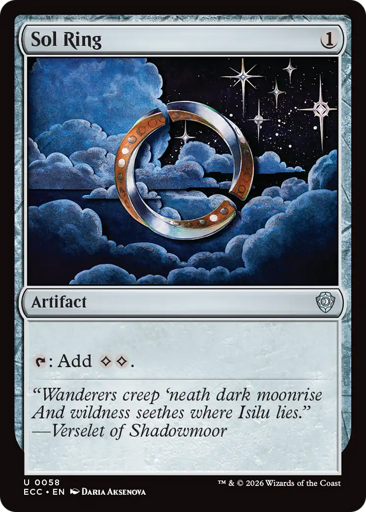 Sol Ring (0058) [Lorwyn Eclipsed Commander] | Card Citadel