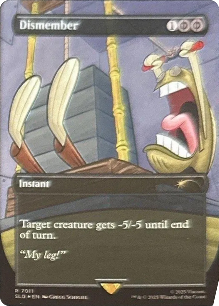 Dismember (7011) (Rainbow Foil) [Secret Lair Drop Series] | Card Citadel