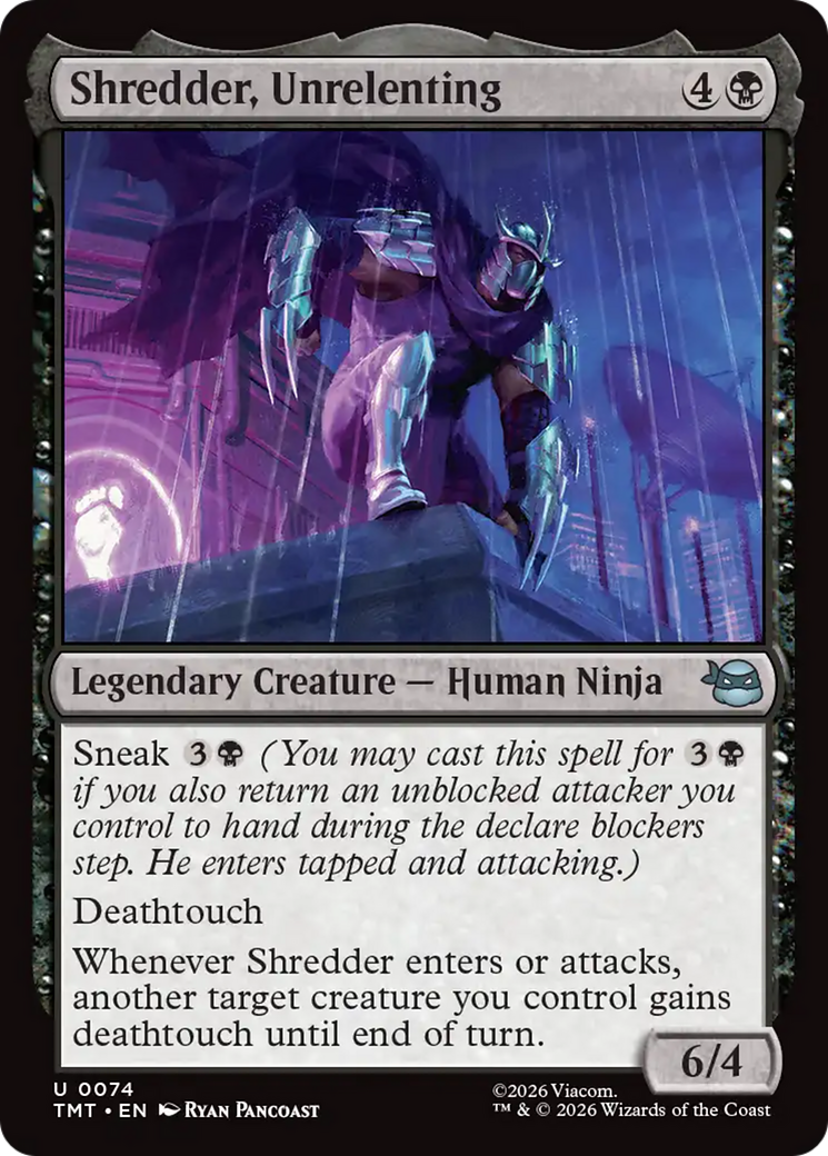 Shredder, Unrelenting [Teenage Mutant Ninja Turtles] | Card Citadel