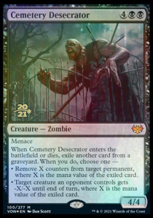 Cemetery Desecrator [Innistrad: Crimson Vow Prerelease Promos] | Card Citadel