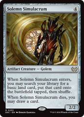 Solemn Simulacrum [Duskmourn: House of Horror Commander] | Card Citadel